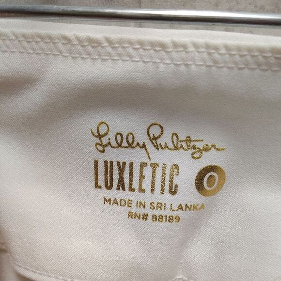 Lilly Pulitzer White Ankle Pants with Modern Fit - Picture 2 of 4